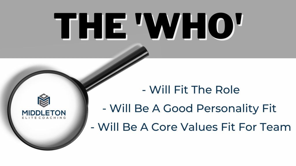THE WHO FOR HIRING - MIDDLETON ELITE COACHING