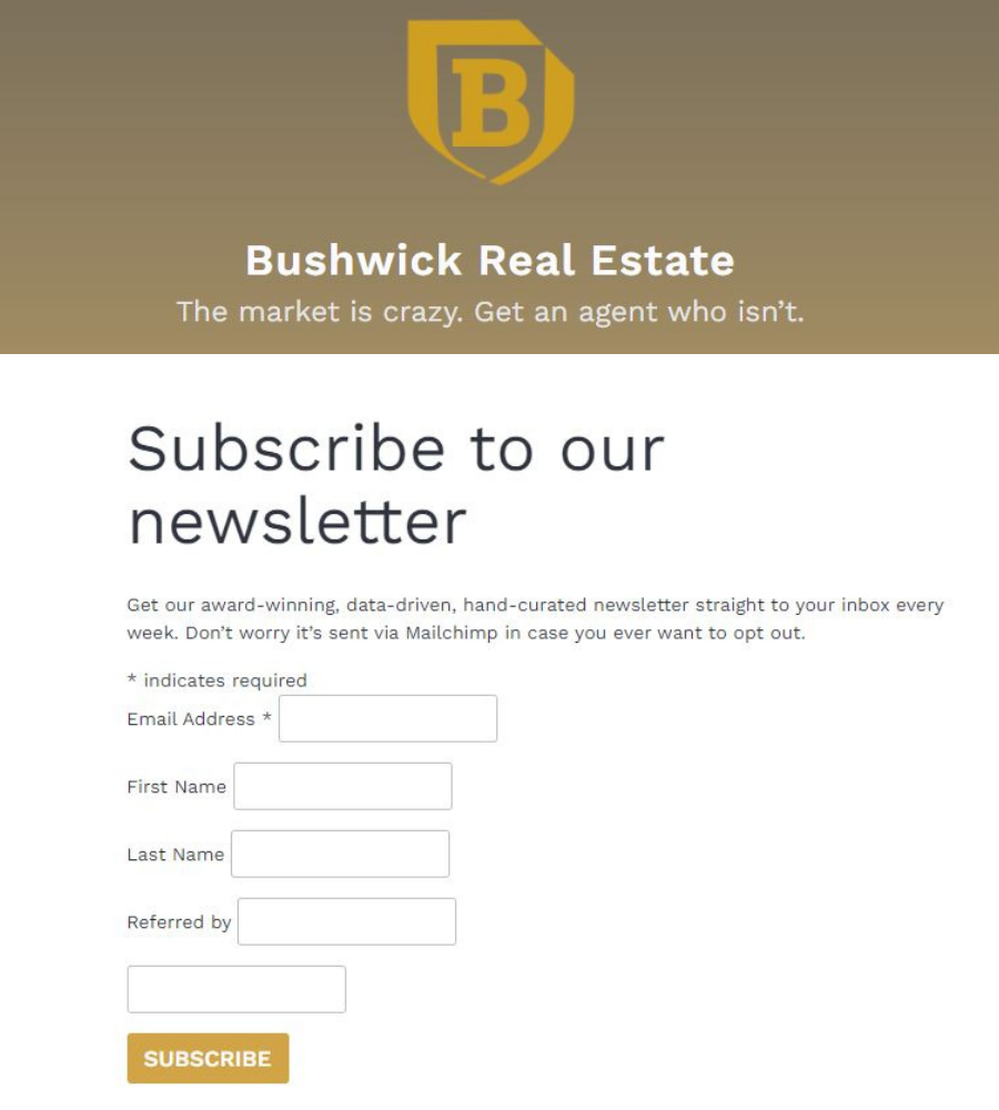 Bushwick Real Estate Newsletter