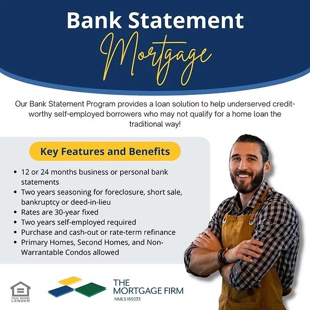 BANK STATEMENT MORTGAGE - MIDDLETON ELITE COACHING AND THE MORTGAGE FIRM