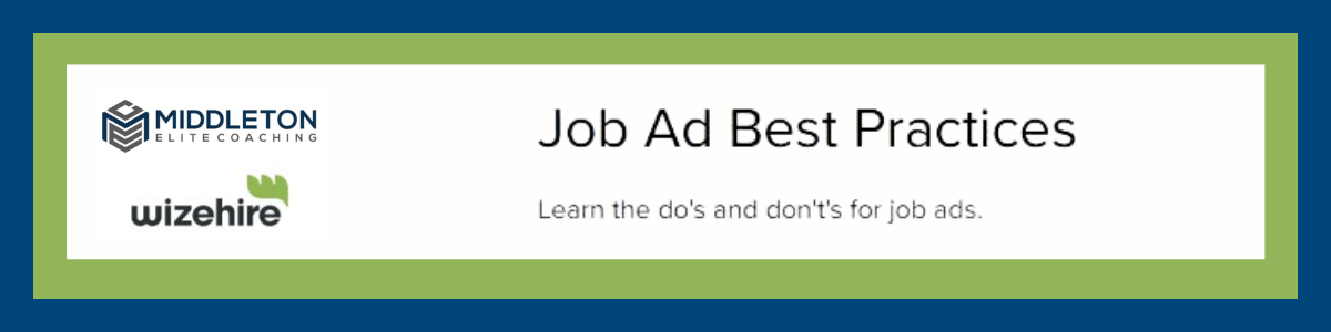 Job Ad Best Practices