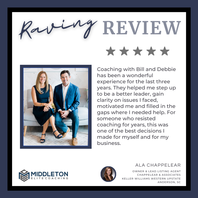 Ala Chappelear - Chappelear and Associates review of Middleton Elite Coaching