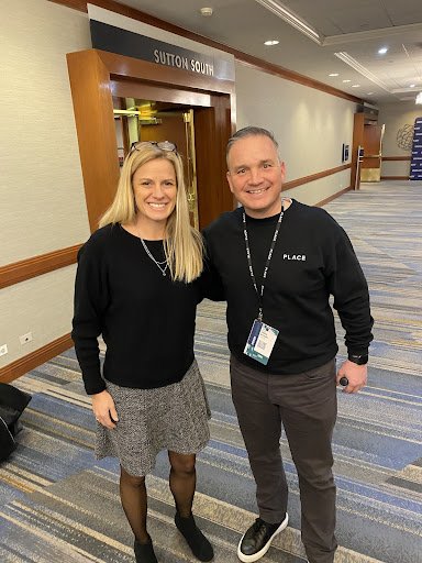 Debbie Lariviere of Middleton Elite Coaching with Chris Stewart “Stew” with Place Inc. at Inman Connect NY 2023