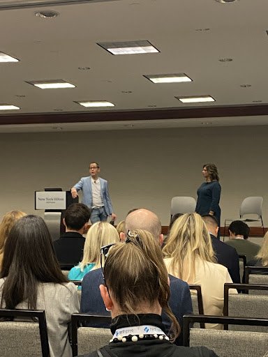Chris Suarez (Founder) and Vija Williams (Head of Industry) of PLACE Inc. at Inman Connect NY 2023 with Middleton Elite Coaching