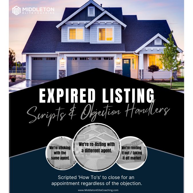 Expired listing scripts and objection handlers MEC IG Expired Listing Scripts and Objection Handlers Middleton Elite Coaching
