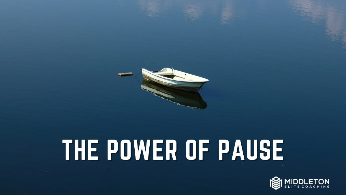 Middleton Elite Coaching - Threat or Opportunity - The Power of Pause