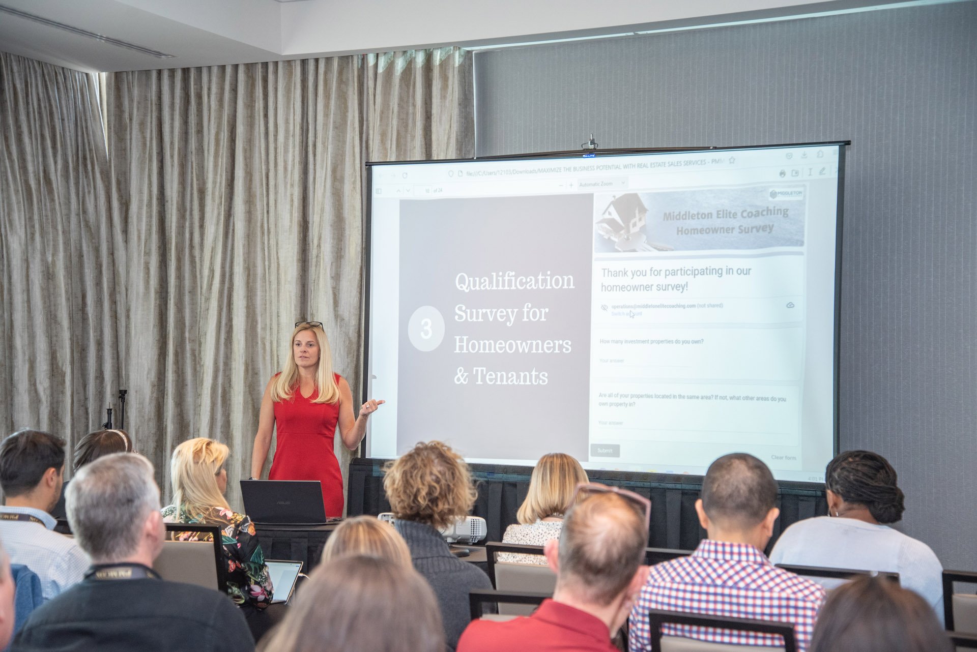 Debbie speaking at PMMCON 2023 (2) Debbie Lariviere - Middleton Elite Coaching - Property Management Coaching at PMMCON 2023