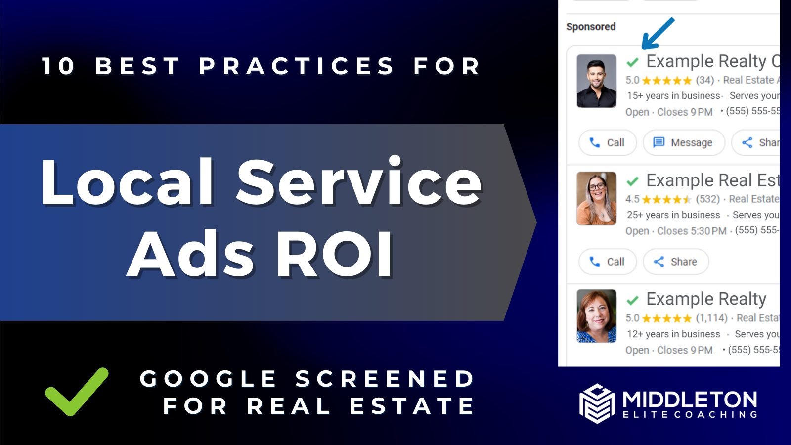 Google Local Services Ads - Best Practices Middleton Elite Coaching