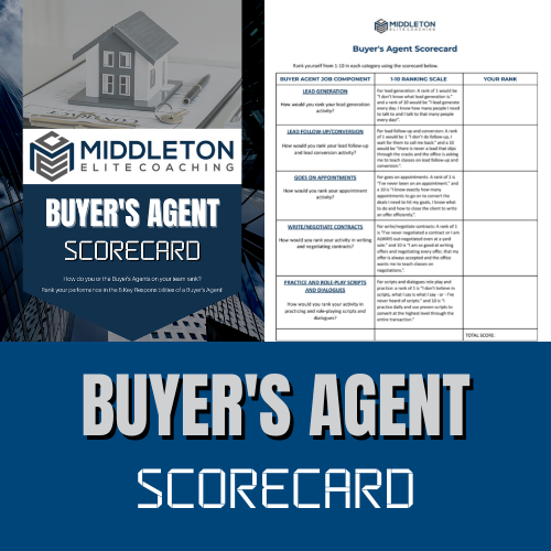 Buyer's Agent Scorecard - Middleton Elite Coaching