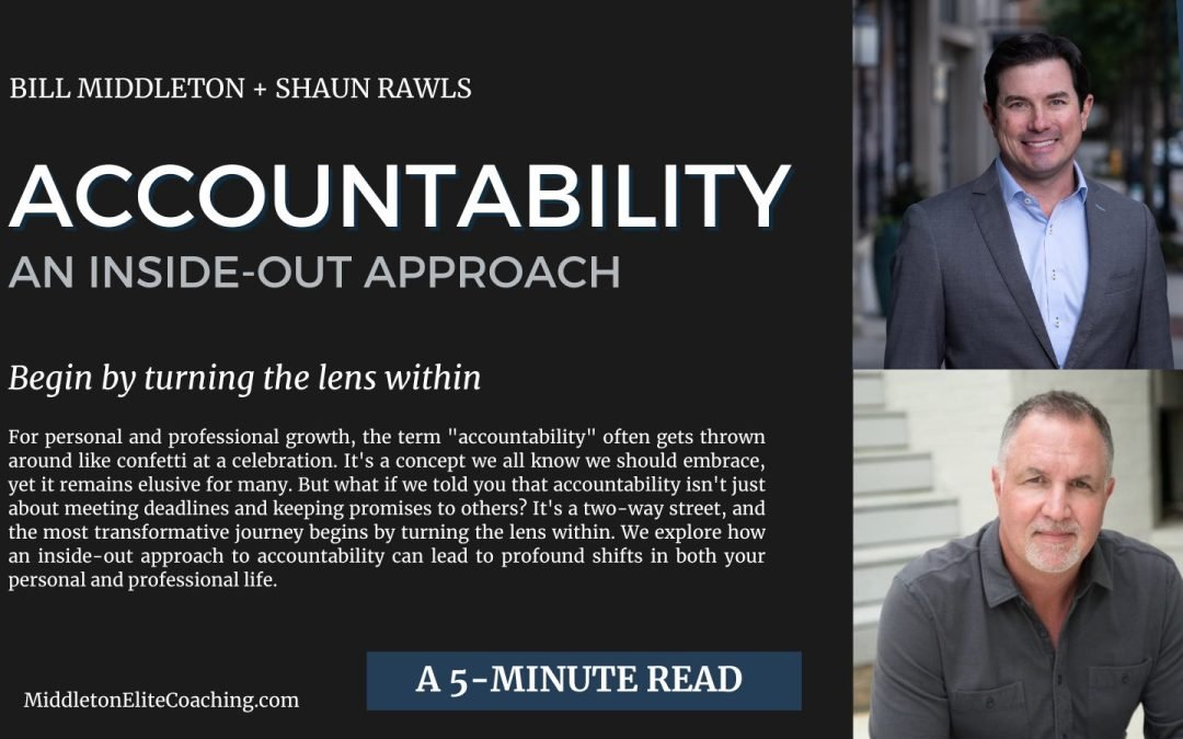 Accountability: An Inside-Out Approach
